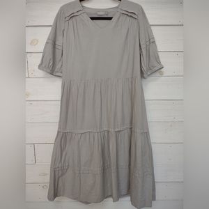 Sympathique gray cotton dress